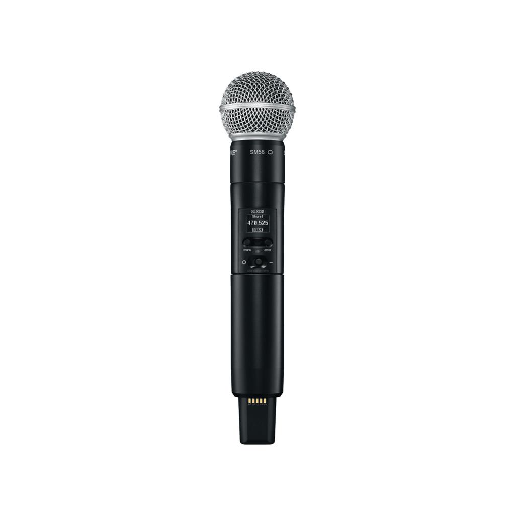 SHURE SLXD24/SM58-G58 Sistema inalámbrico digital con micrófono para voz, cápsula SM58