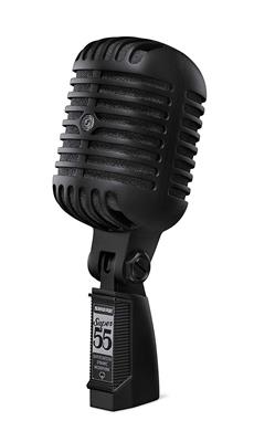 SHURE SUPER 55-BLK Micrófono dinámico para voz DELUXE edición limitada PITCH BLACK